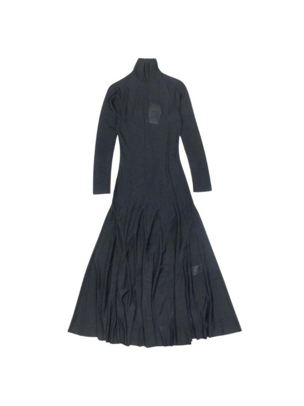 Bottega Veneta Rayon Stretch Long Dress Mermaid Line Black XS